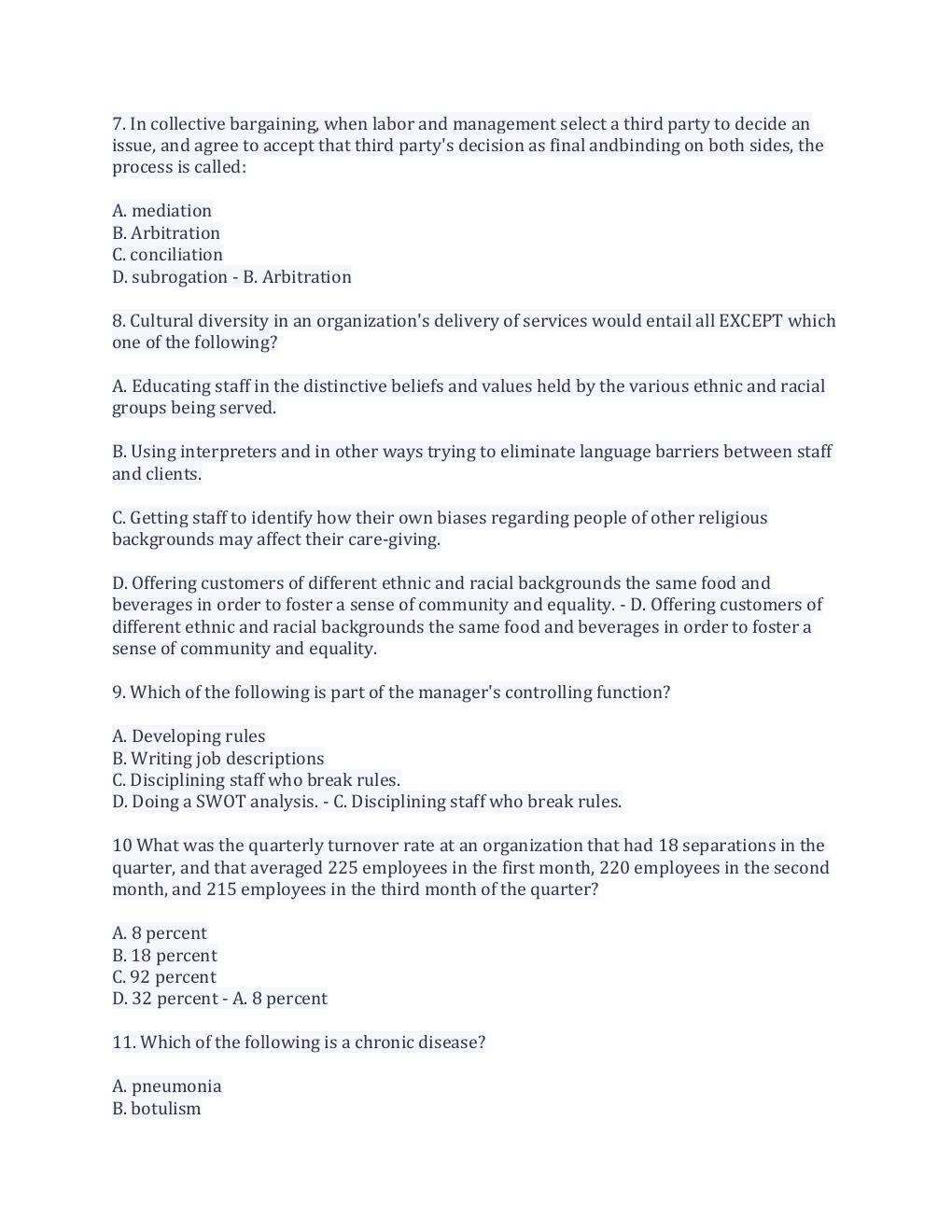 Preview page 2 of NAB Core Practice Exam 110 Questions And Answers Already Graded A