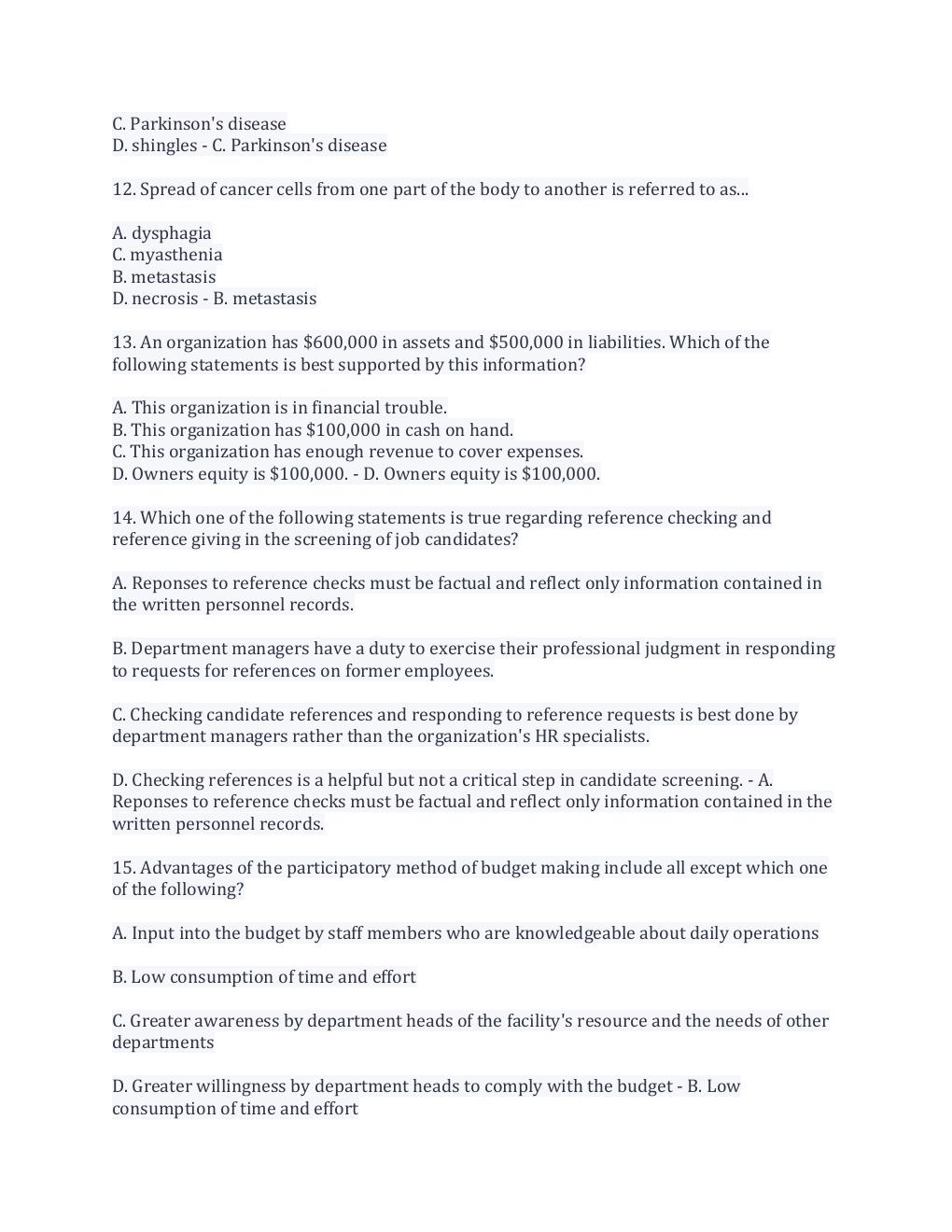 Preview page 3 of NAB Core Practice Exam 110 Questions And Answers Already Graded A