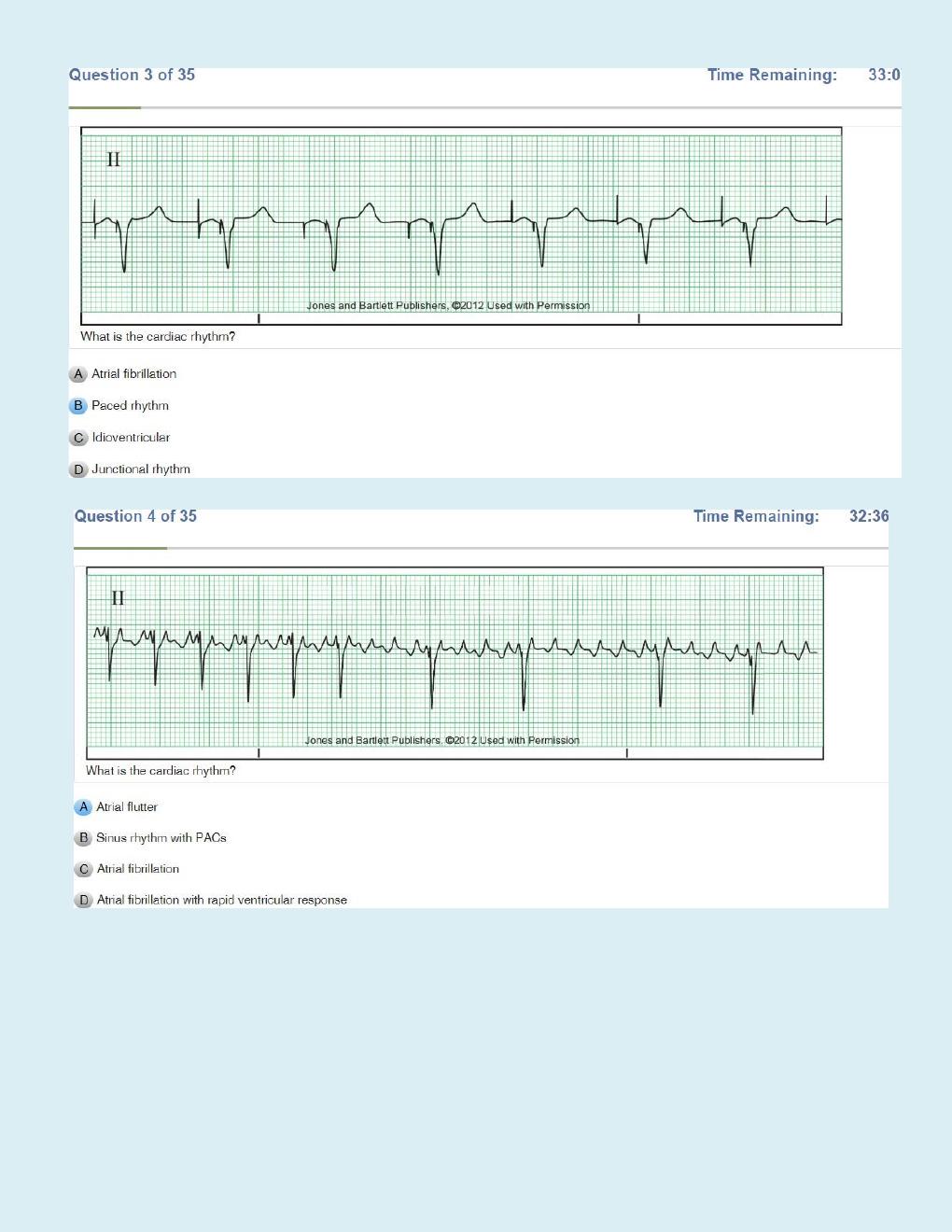Preview page 3 of Relias Dysrhythmia Basic Test Questions and Answers   Dysrhythmia – Basic A (A+ GRADED 100% VERIFIED)