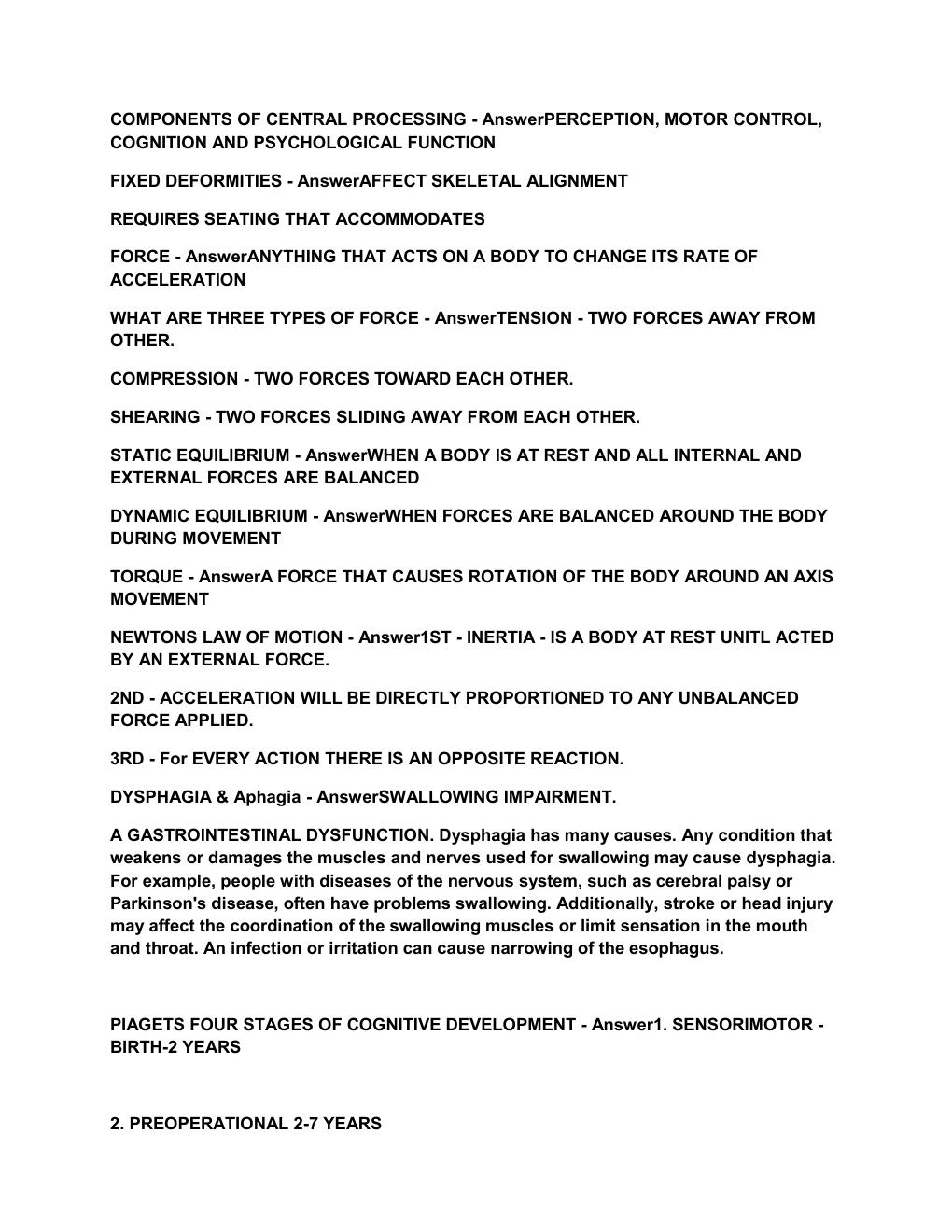 Preview page 2 of RESNA ATP EXAM - Assistive Technology Terms With Complete Solutions