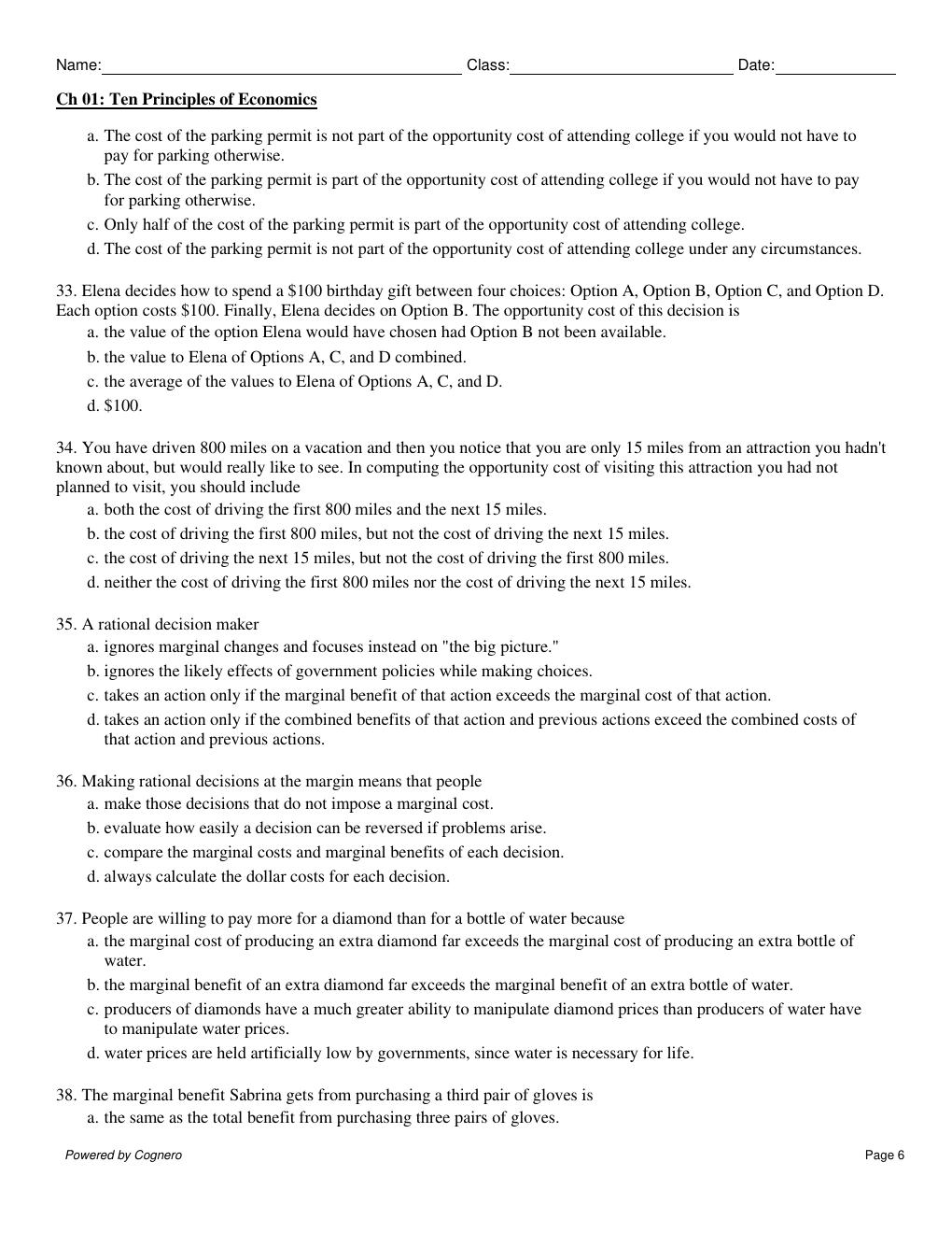 Preview page 6 of TEST BANK for Principles of Economics, 10th Edition by Gregory Mankiw