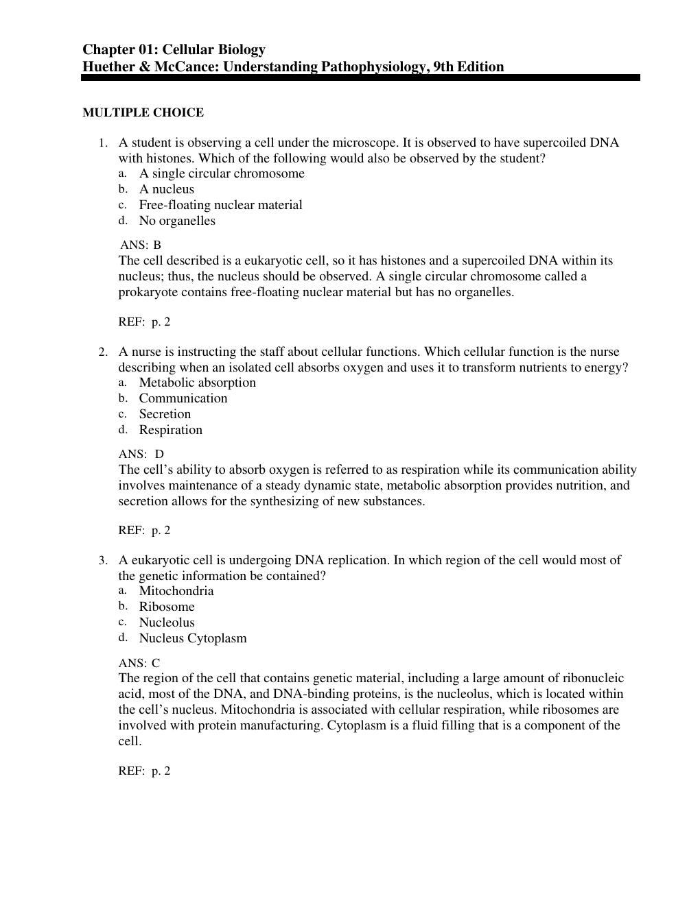 Preview page 6 of TEST BANK for McCance & Huether’s Understanding Pathophysiology The Biologic Basis for Disease in Adults and Children 9