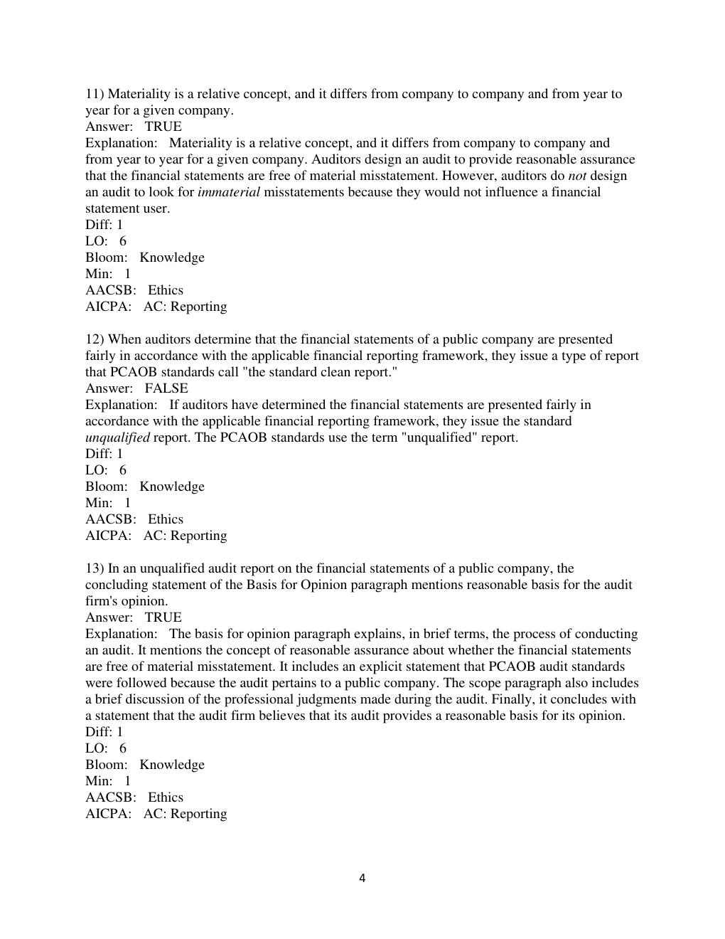 Preview page 9 of TEST BANK for Auditing: A Practical Approach with Data Analytics, 2nd Edition by Raymond N. Johnson, Laura Davis Wiley