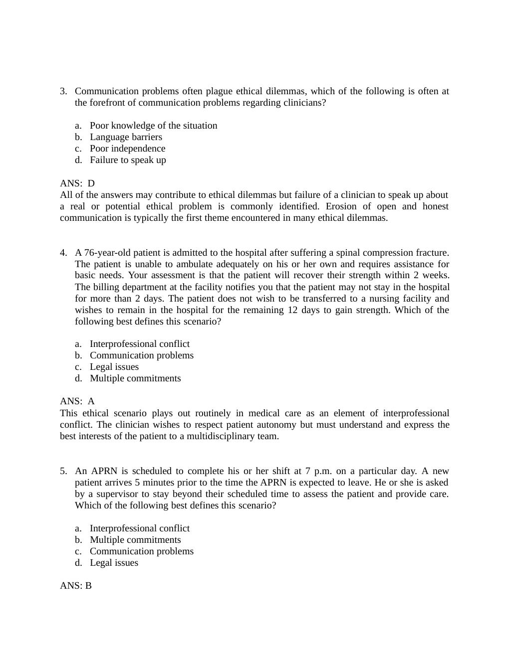 Preview page 8 of Advanced Practice Nursing : Essentials for Role Development 4th Edition Joel Test Bank