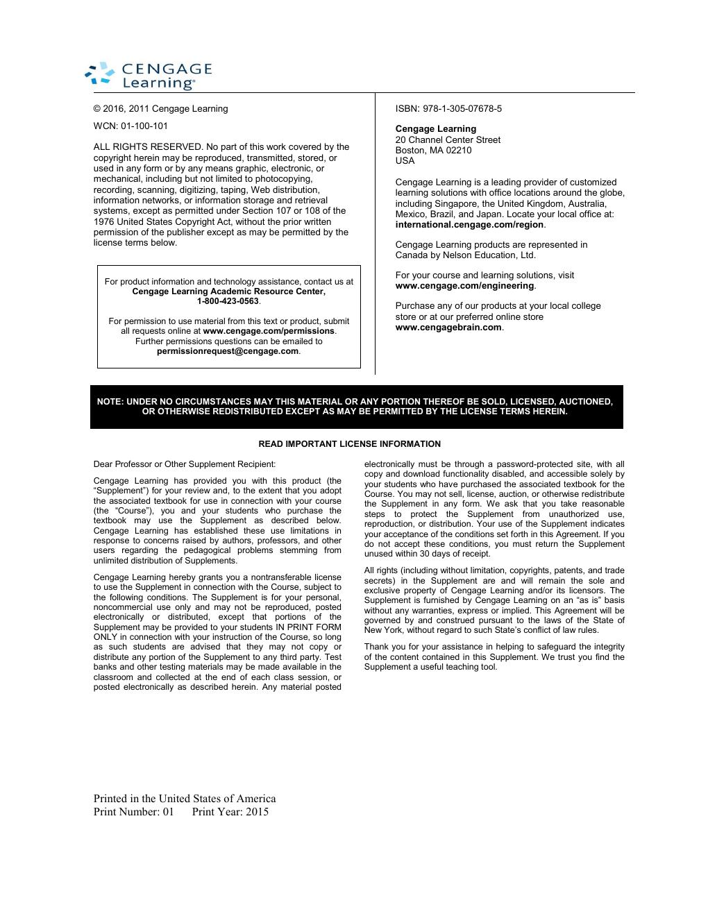 Preview page 5 of Solutions Manual for The Science and Engineering of Materials, 7th Edition by Donald R. Askeland & Wendelin J. Wright