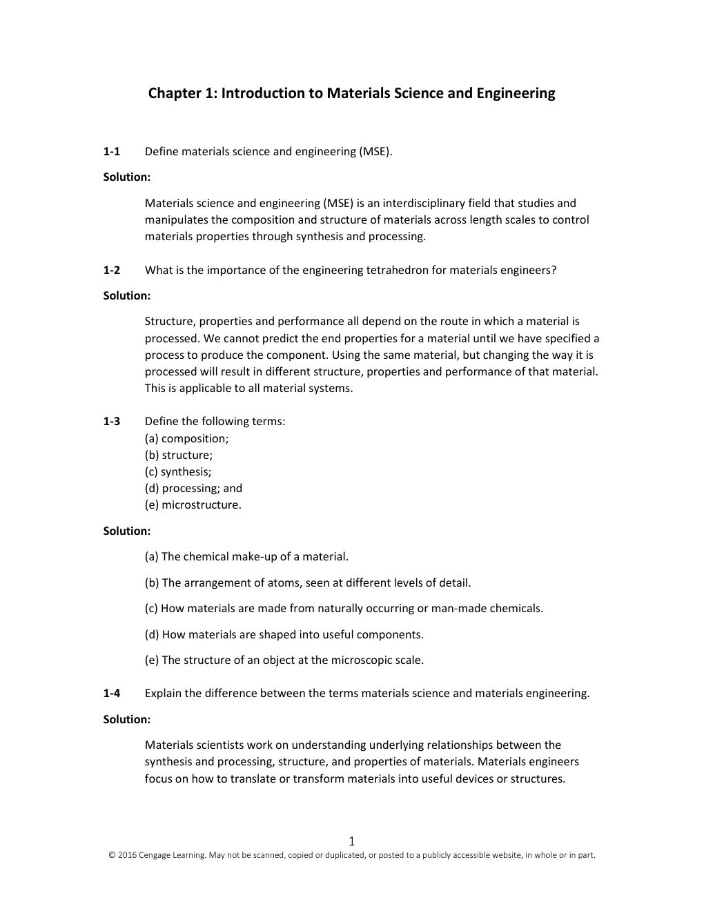 Preview page 8 of Solutions Manual for The Science and Engineering of Materials, 7th Edition by Donald R. Askeland & Wendelin J. Wright