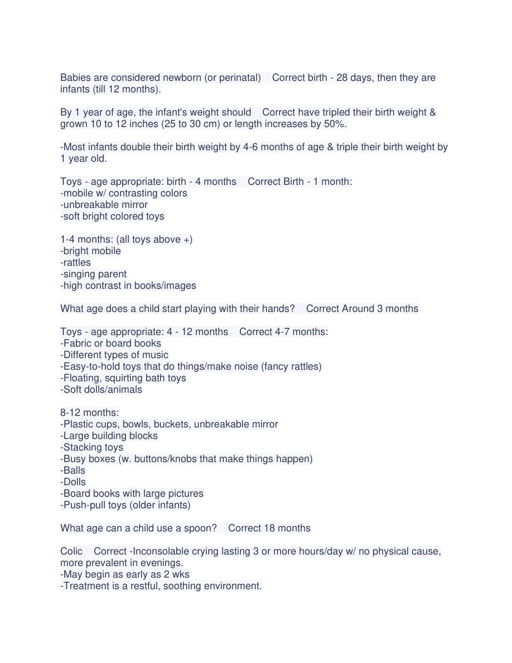 Preview page 2 of NURSING PEDIATRICS EXAM 1 GUIDE 100% CORRECT AND VERIFIED.