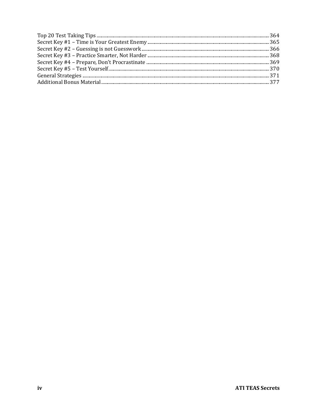 Preview page 8 of ATI TEAS 6 Study Manual, Full-Length Practice Tests, Tutorials for the Test of Essential Academic Skills, Sixth Edition