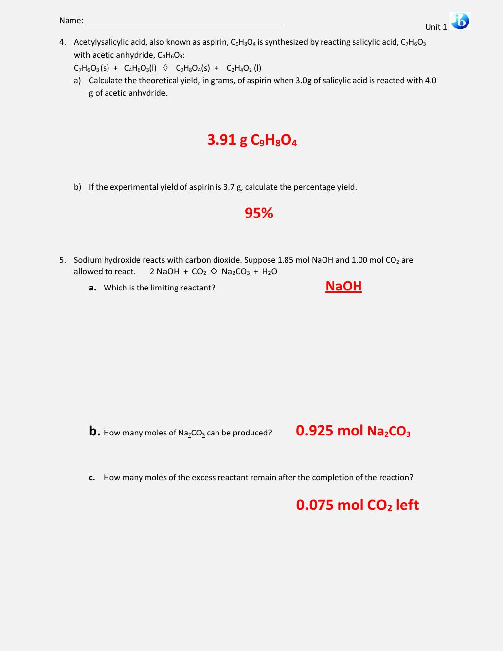 Preview page 2 of CHEMISTRY QUESTIONS AND CORRECT ANSWERS(2023-2024)