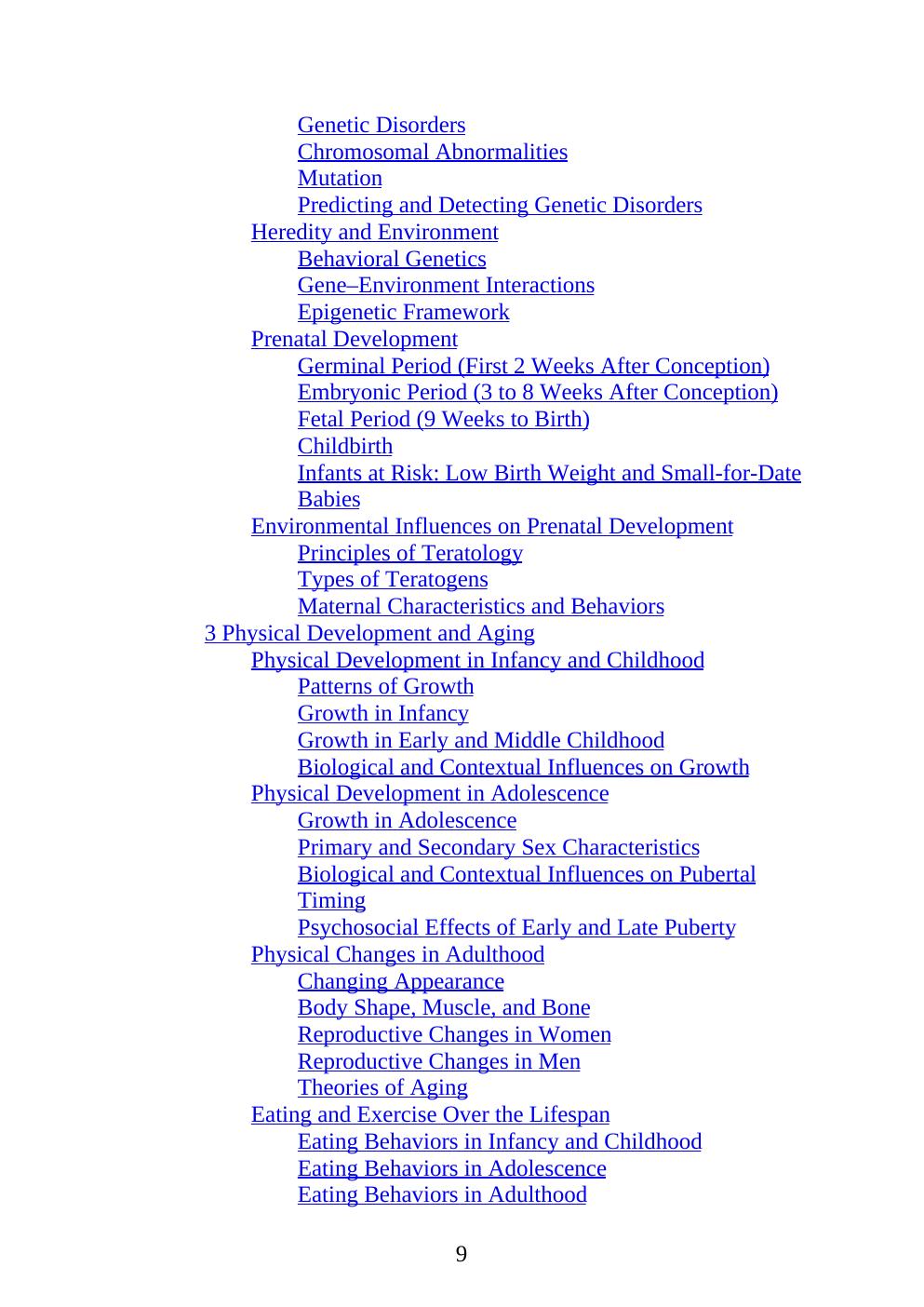 Preview page 9 of Lifespan Development in Context A Topical Approach, 1st Edition By Tara Kuther | [ebook][PDF]