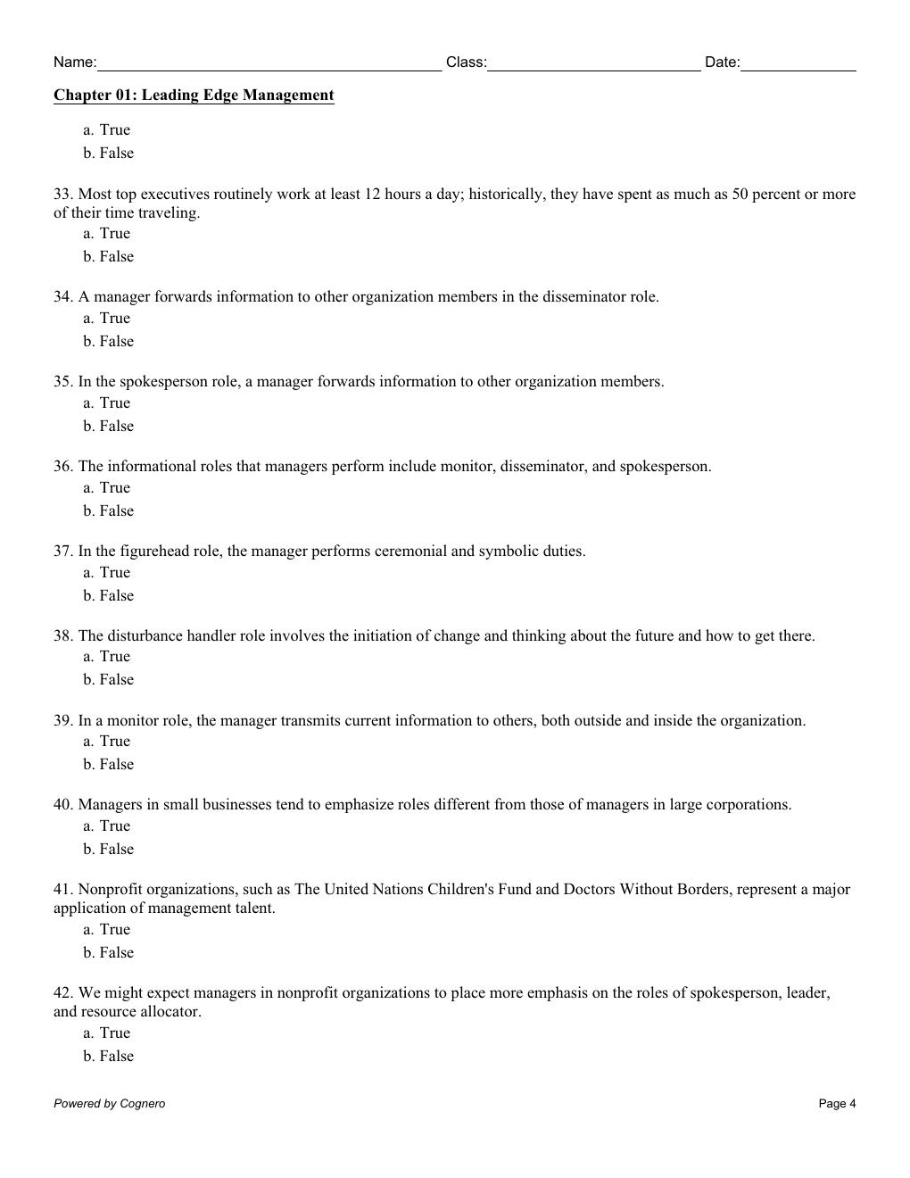 Preview page 5 of TEST BANK for Management, 14th Edition By Richard Daft
