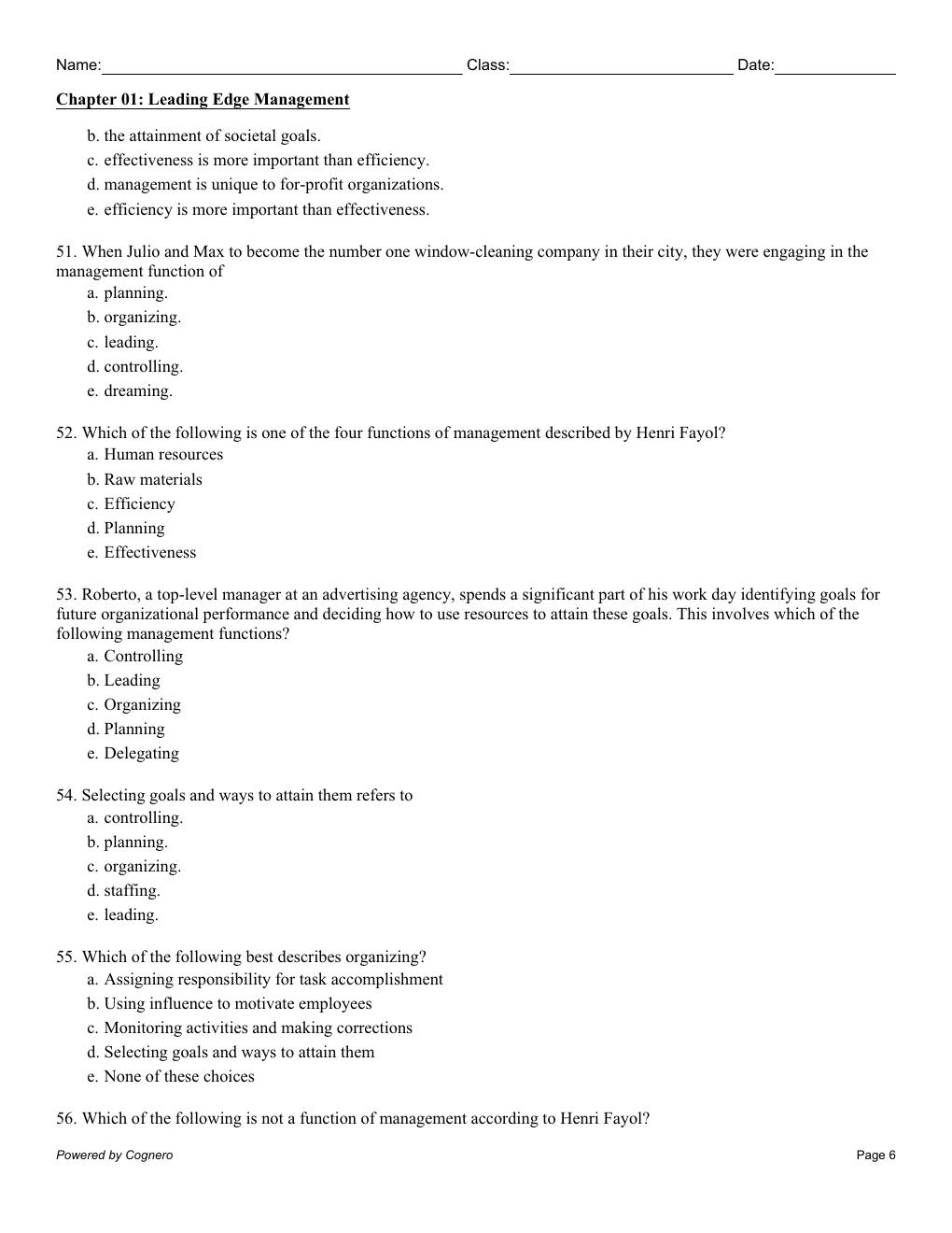Preview page 7 of TEST BANK for Management, 14th Edition By Richard Daft