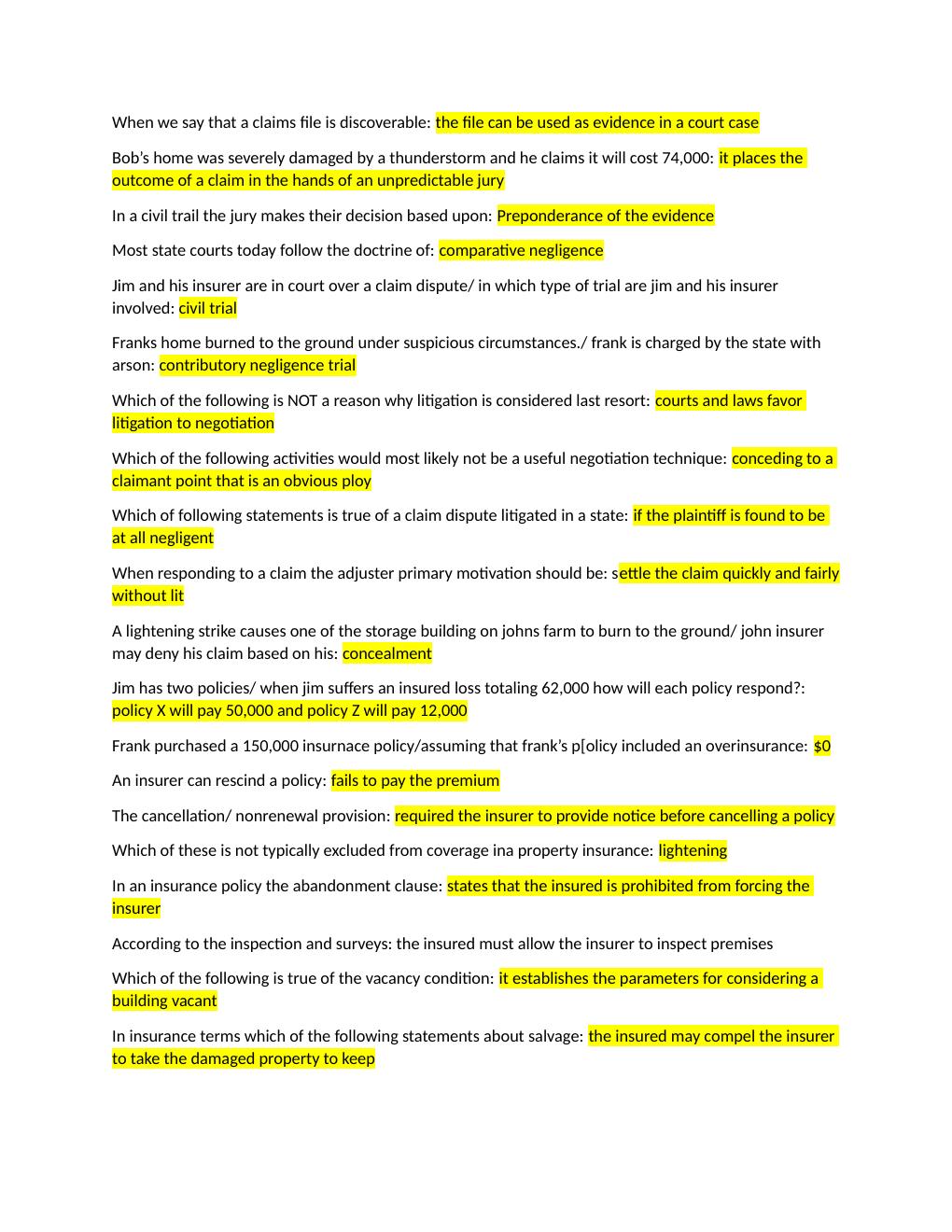 Preview page 3 of Texas PHIL 2306 License quizzes Answered