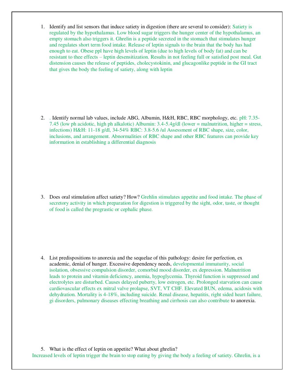 Preview page 2 of NURS 357 ASSESSMENT QNS & ANS ( LIBERTY UNI ) 2023