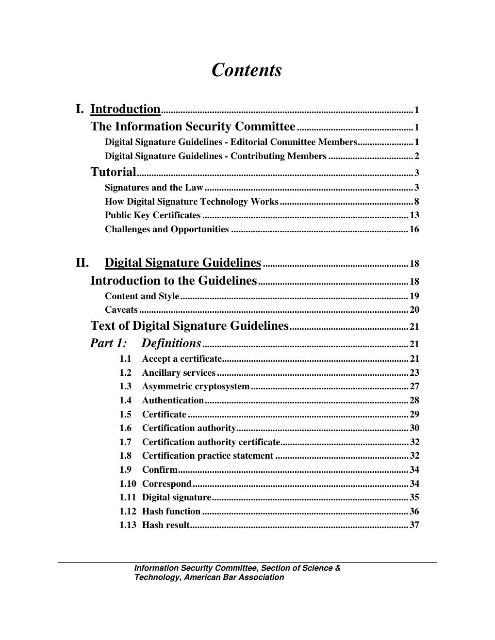 Preview page 4 of Legal Infrastructure for Certification Authorities and Secure Electronic Commerce