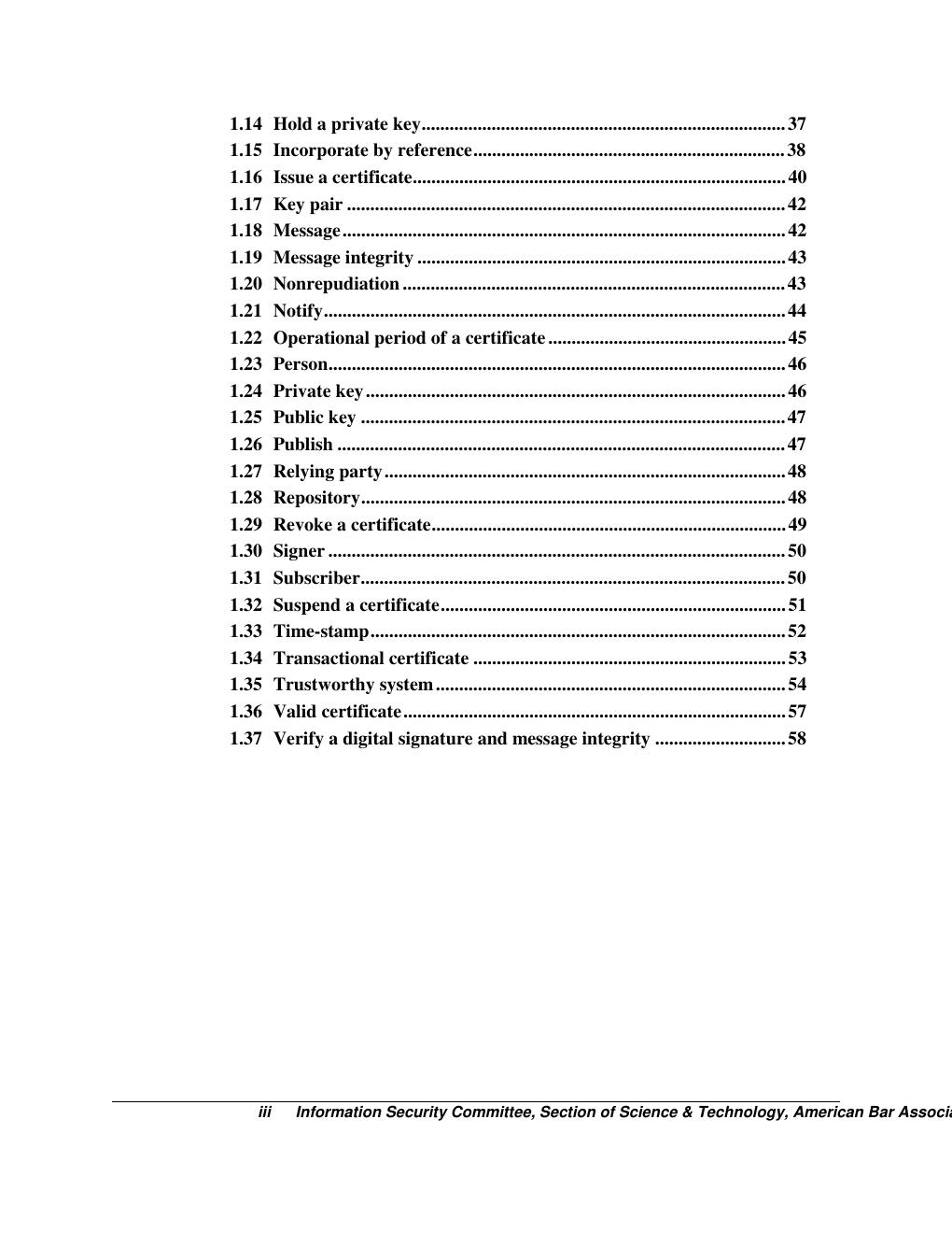 Preview page 5 of Legal Infrastructure for Certification Authorities and Secure Electronic Commerce