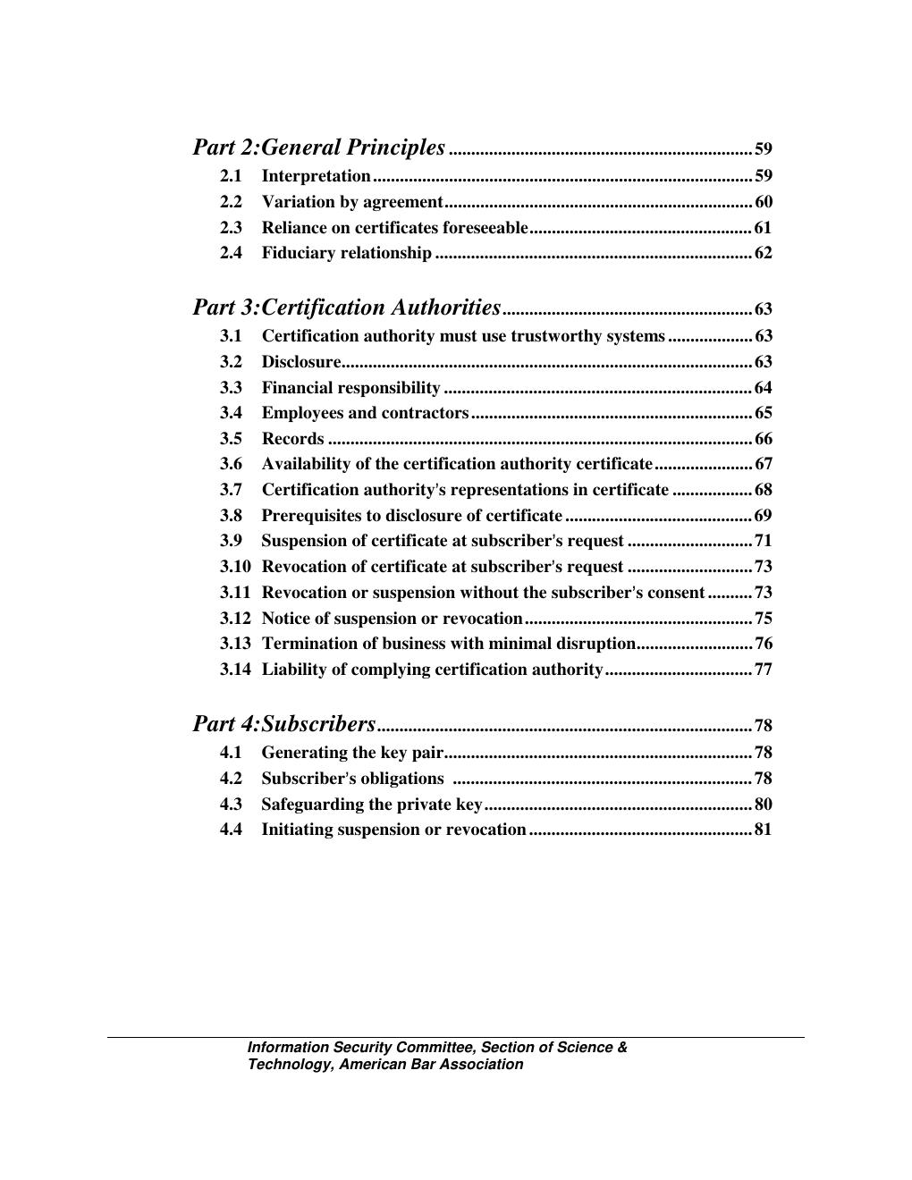 Preview page 6 of Legal Infrastructure for Certification Authorities and Secure Electronic Commerce