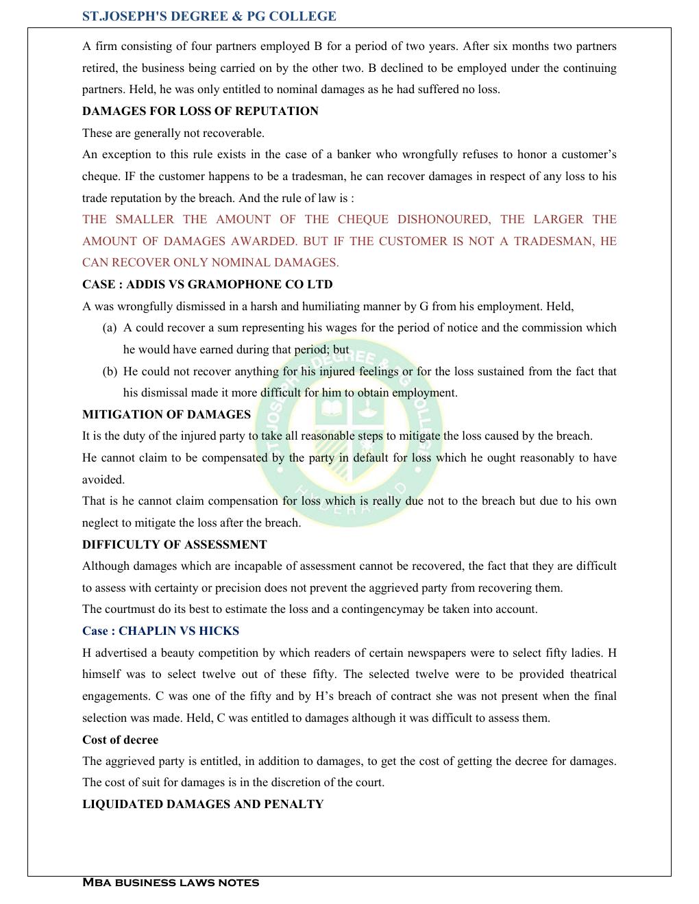 Preview page 10 of BUSINESS LAW LECTURE NOTES FOR BUSINESS LAWS