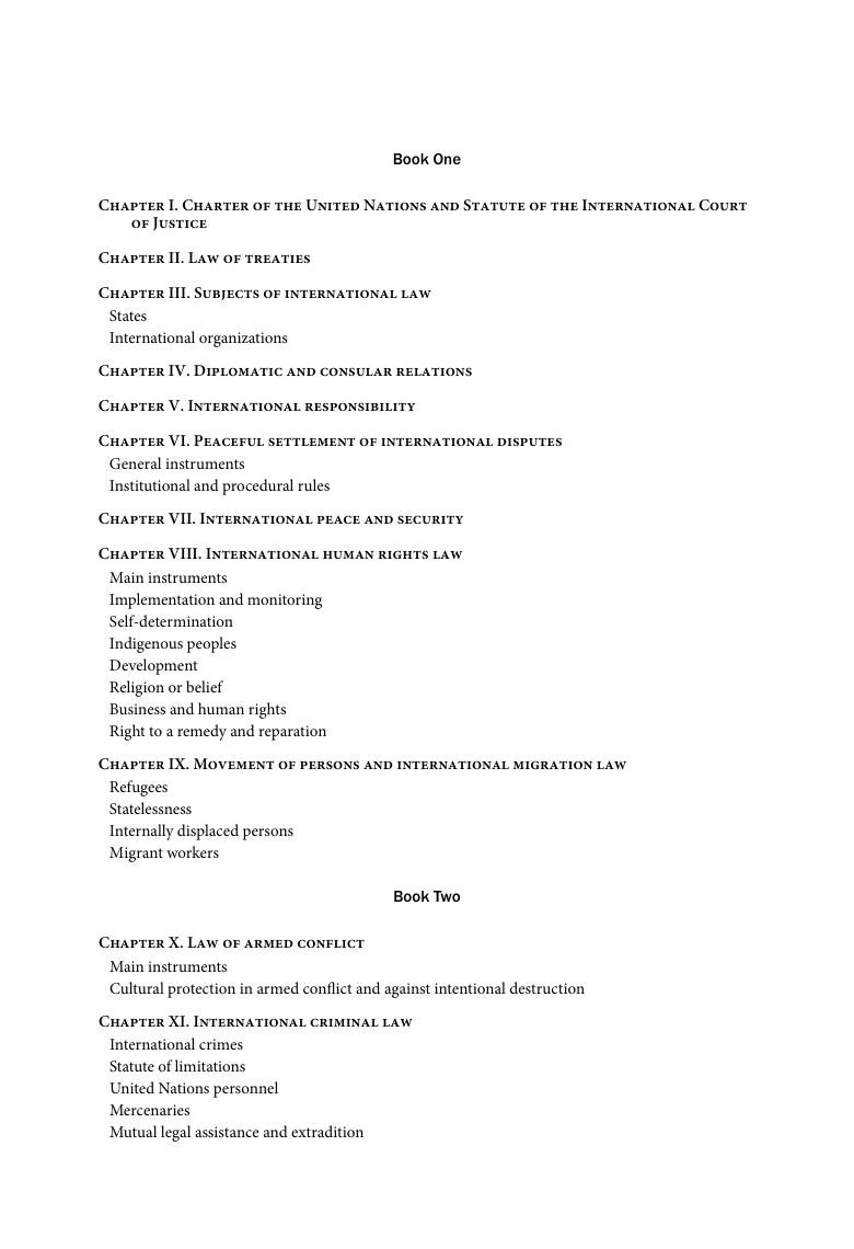 Preview page 5 of INTERNATIONAL LAW HANDBOOK COLLECTION OF INSTRUMENTS UNITED NATIONS . NEW YORK,