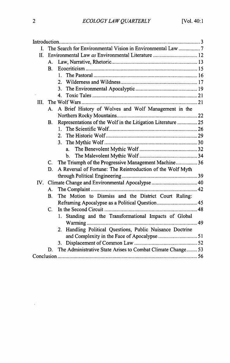 Preview page 3 of Environmental Law / Environmental Literature Michael Burger
