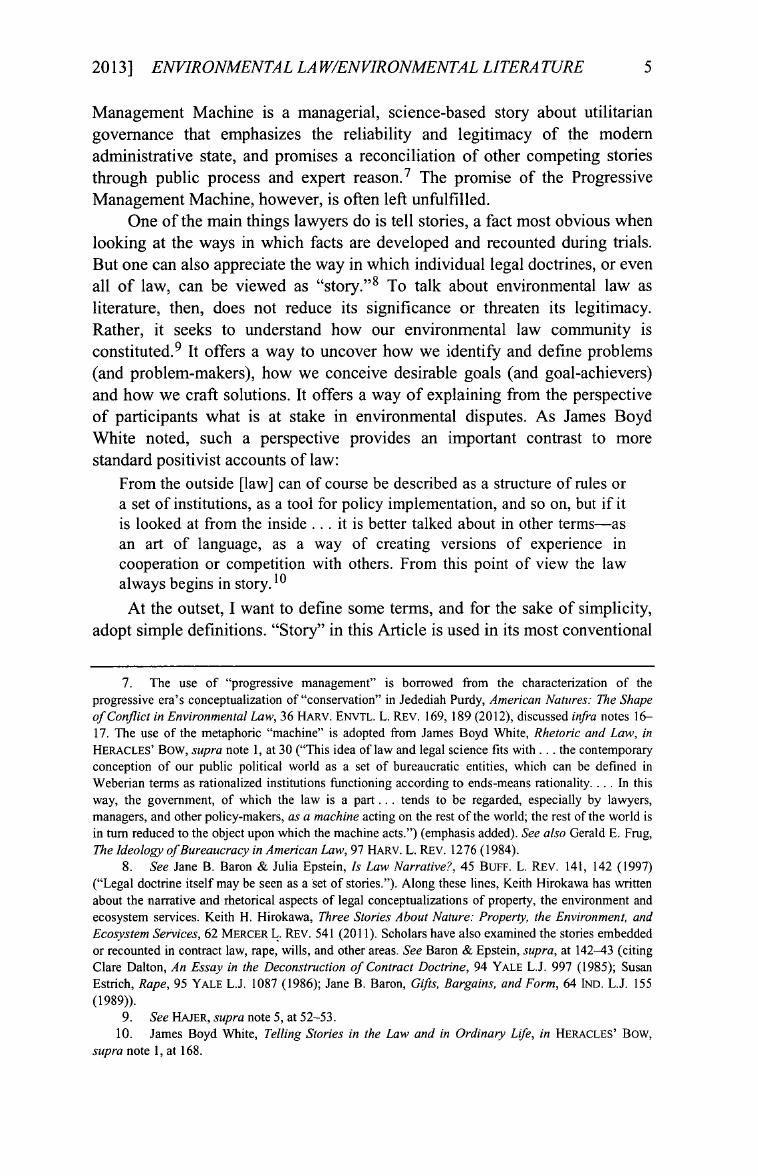 Preview page 6 of Environmental Law / Environmental Literature Michael Burger