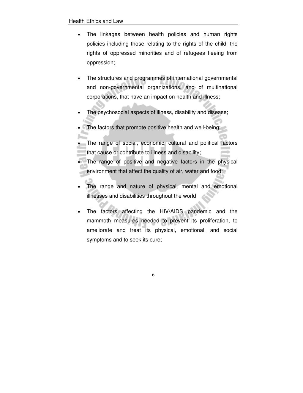 Preview page 10 of Health Ethics and Law For Health Extension Workers LECTURE NOTES