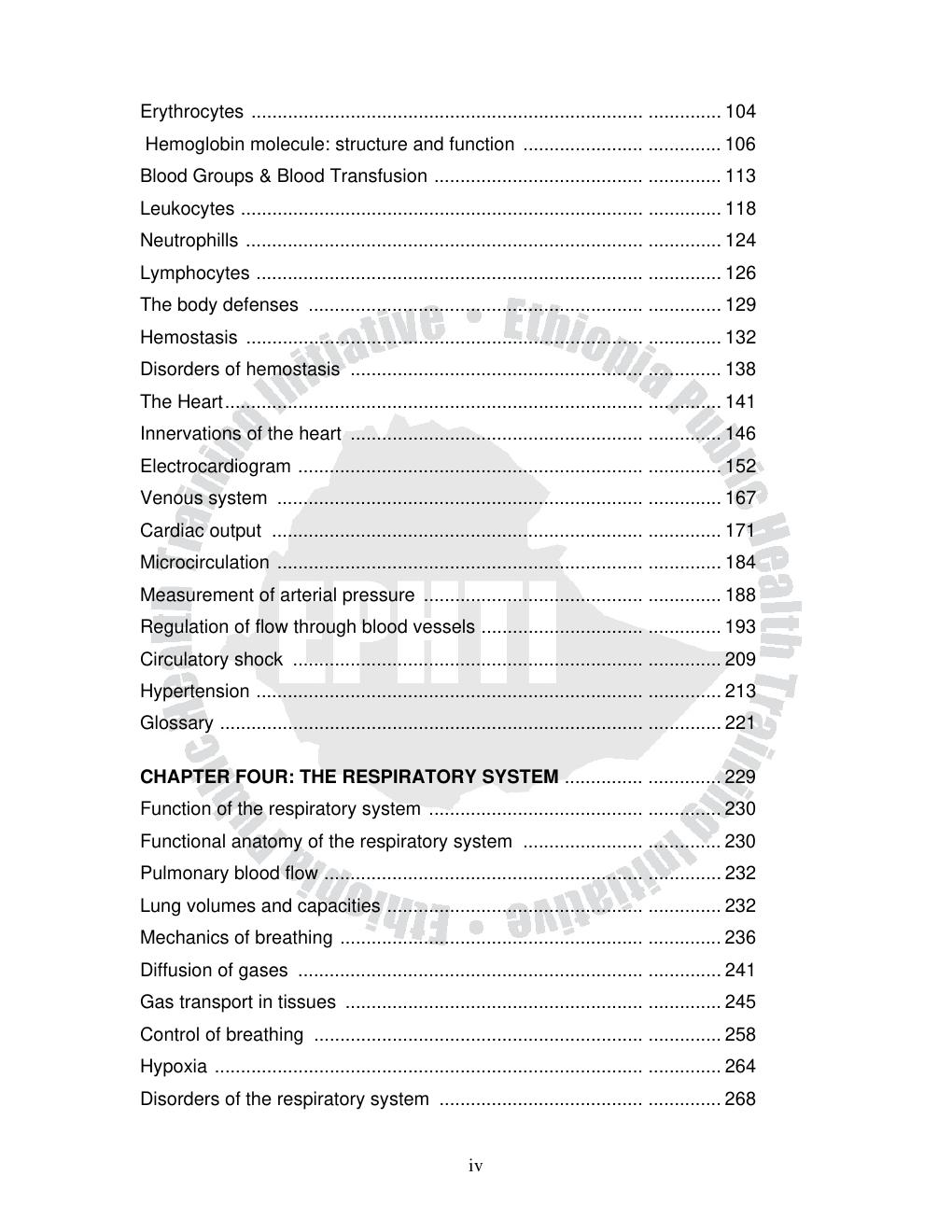 Preview page 6 of Physiology Part I LECTURE NOTES For Health Science Students