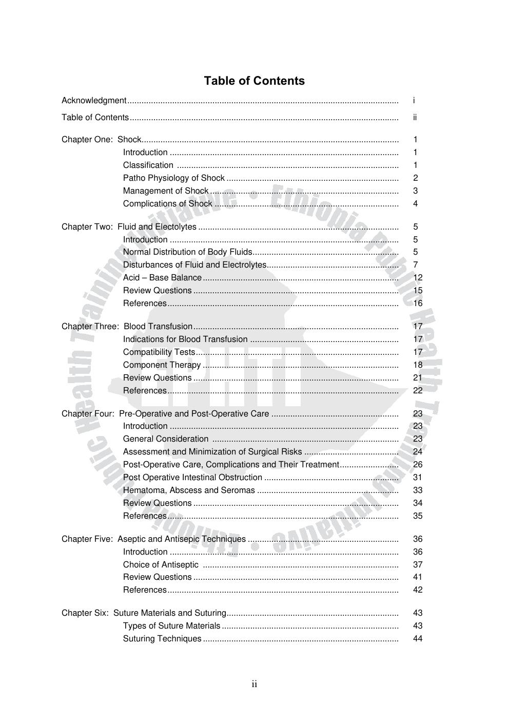Preview page 4 of SURGERY LECTURE NOTES For Health Officers