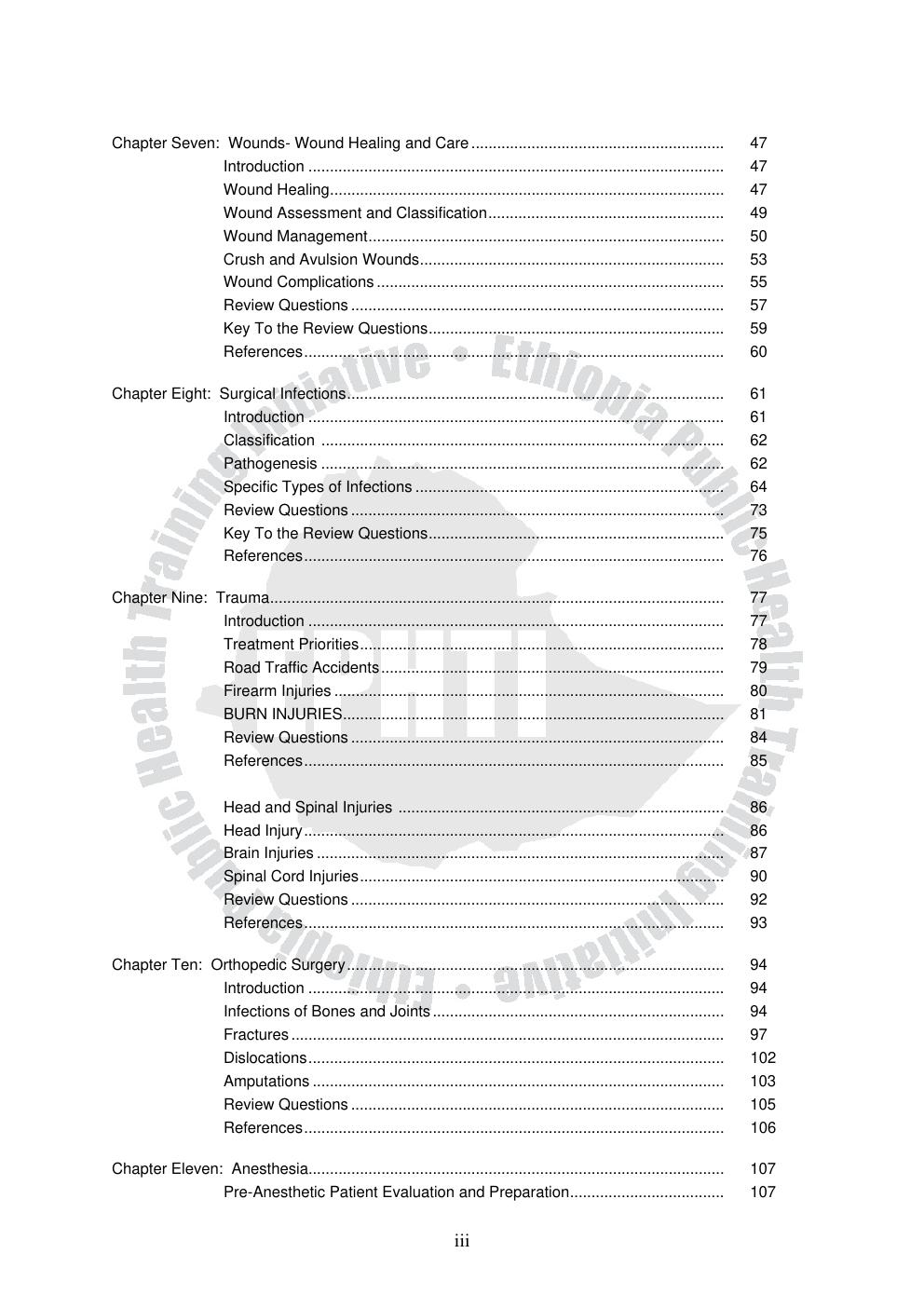 Preview page 5 of SURGERY LECTURE NOTES For Health Officers