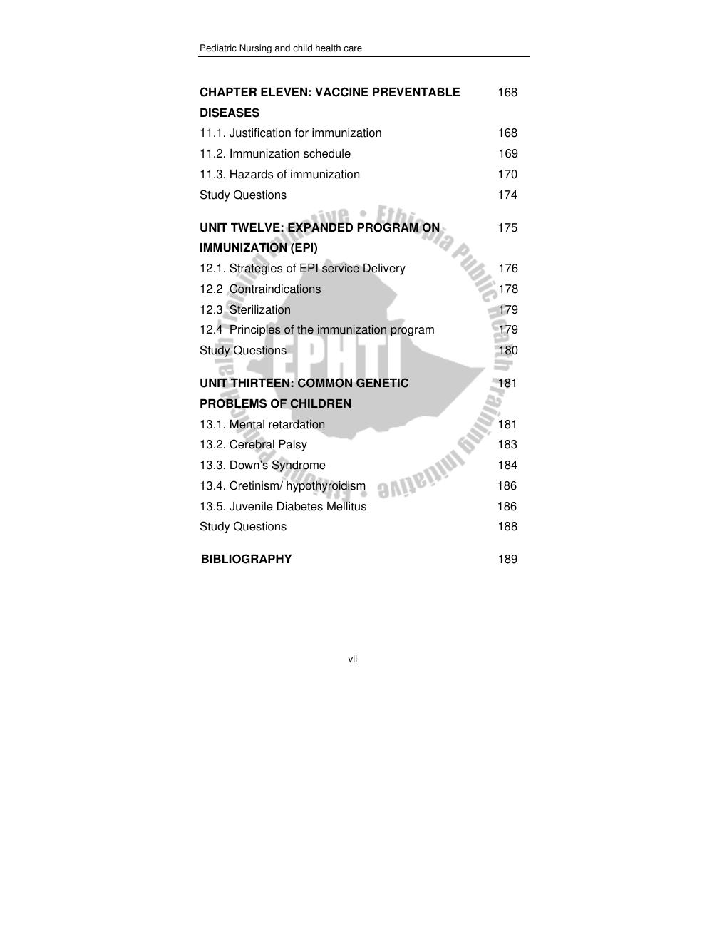 Preview page 9 of Pediatric Nursing and Health Care LECTURE NOTES For Nursing Students