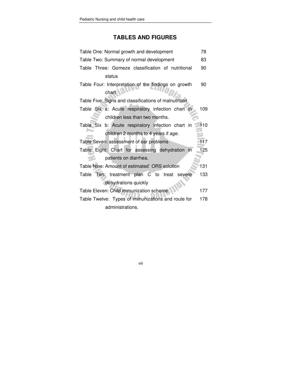 Preview page 10 of Pediatric Nursing and Health Care LECTURE NOTES For Nursing Students