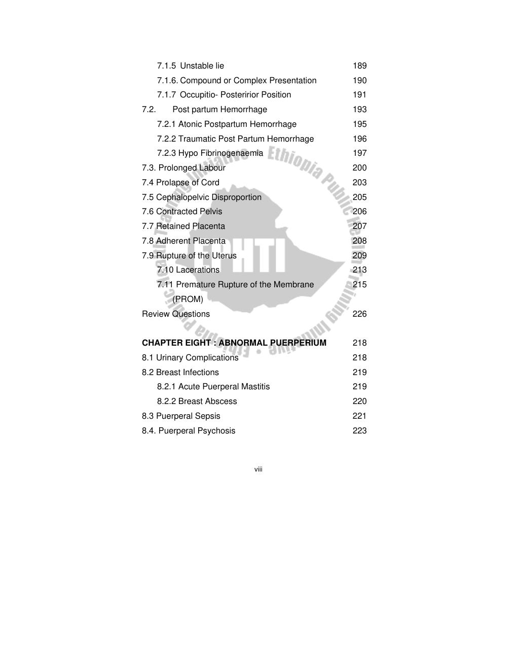 Preview page 10 of Obstetric and Gynecological Nursing LECTURE NOTES For Nursing Students