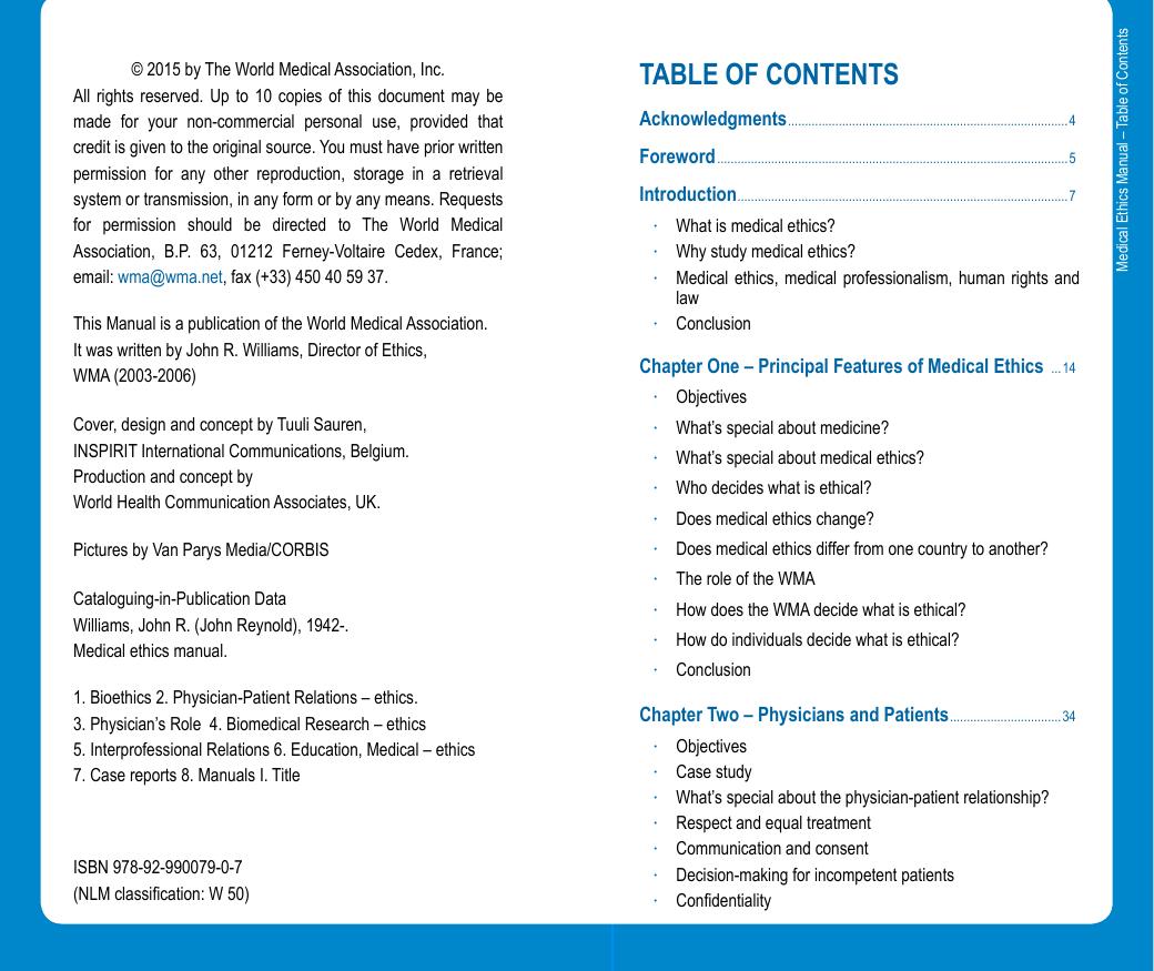 Preview page 3 of Medical Ethics Manual  World Medical Association 3rd Edition