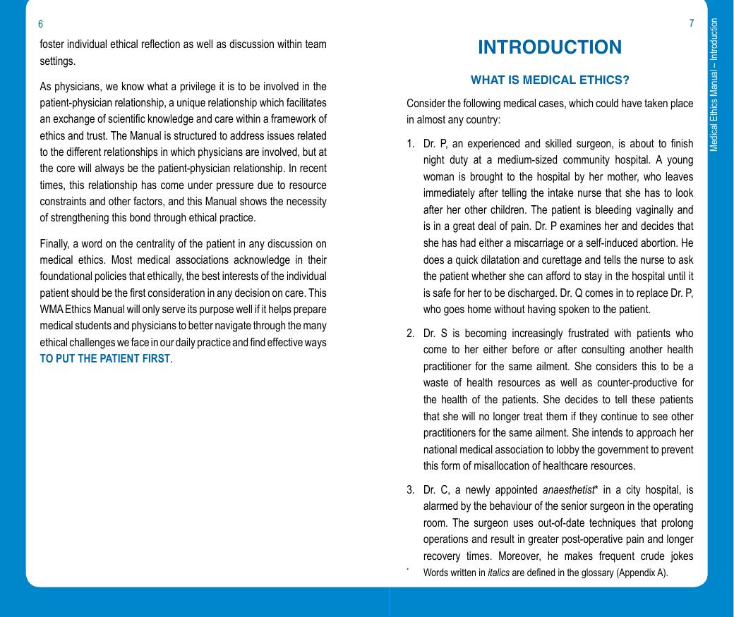 Preview page 6 of Medical Ethics Manual  World Medical Association 3rd Edition