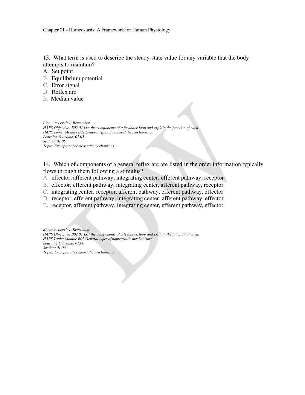 Preview page 7 of Test Bank For Human Physiology 16th Edition Stuart Fox
