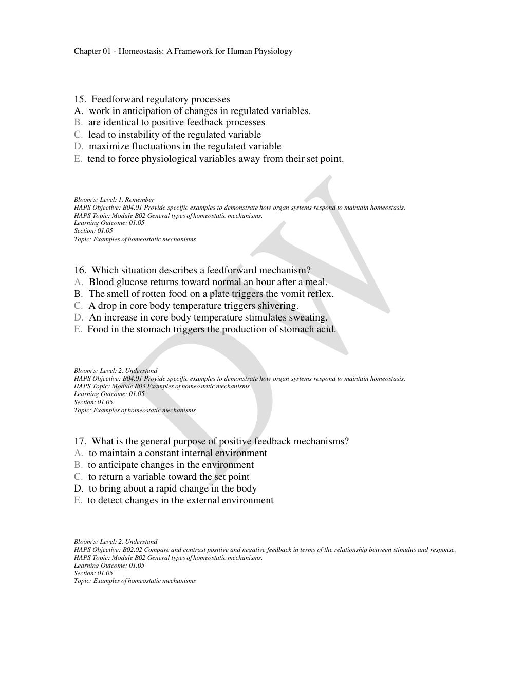 Preview page 8 of Test Bank For Human Physiology 16th Edition Stuart Fox