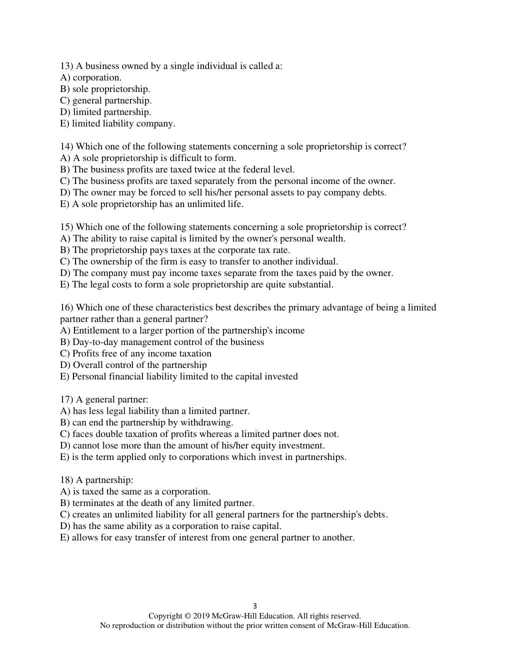 Preview page 3 of Corporate Finance 12th Edition Ross Test Bank