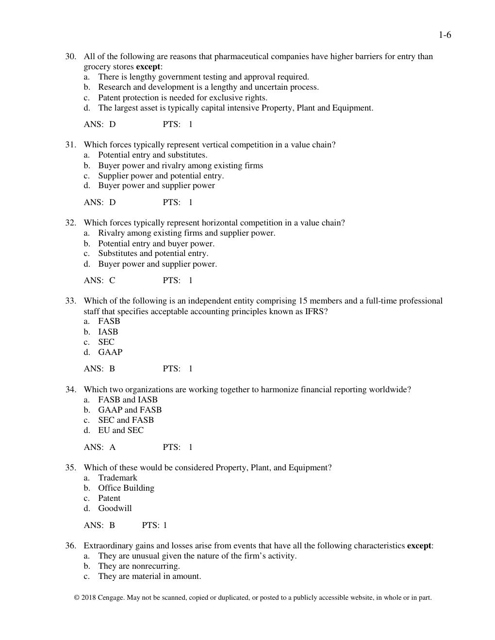 Preview page 6 of TEST BANK for Financial Reporting Financial Statement Analysis and Valuation 9th Edition by James Wahlen, Stephen Bagins