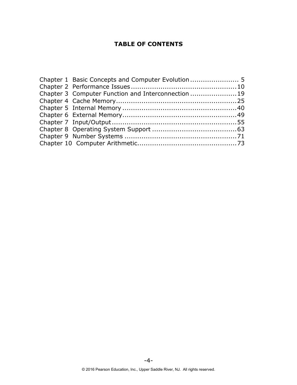 Preview page 2 of Solutions Manual For Computer Organization and Architecture 10th Edition By William Stallings (All Chapters, 100% Origin