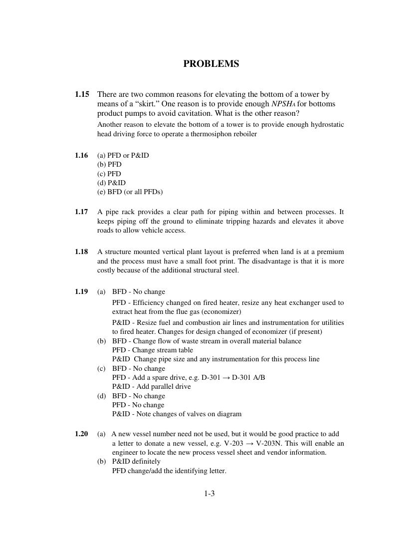 Preview page 5 of Solutions Manual for Analysis, Synthesis, and Design of Chemical Processes 5th Edition by Richard Turton, Joseph A. Shae