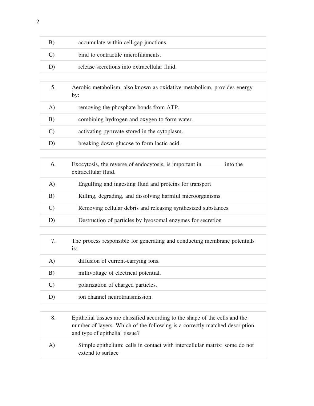 Preview page 2 of Test Bank for Applied Pathophysiology for the Advanced Practice Nurse 1 Edition Dlugasch All Chapters
