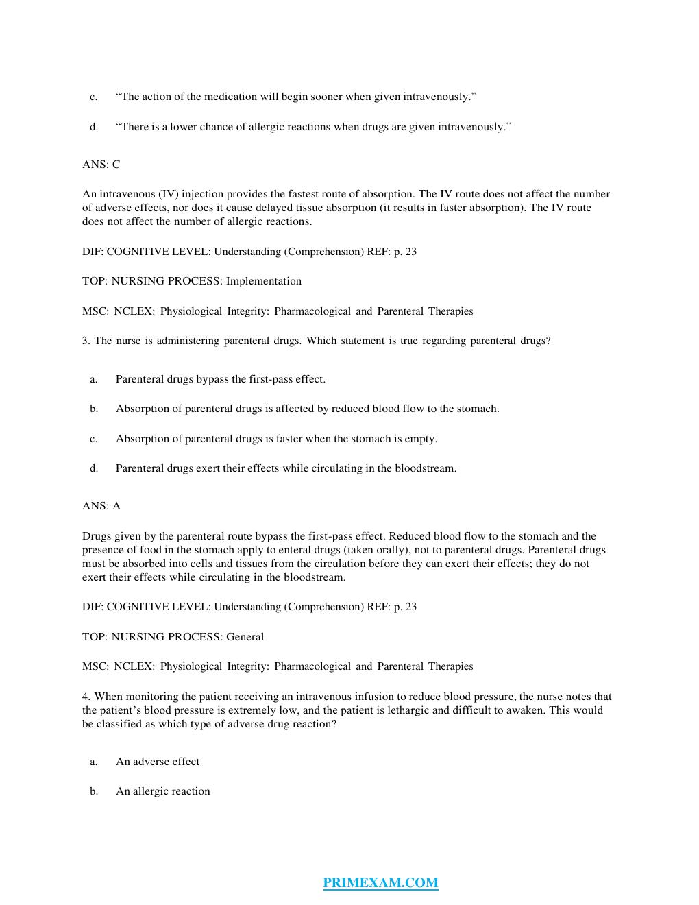 Preview page 7 of TEST BANK for Pharmacology and the Nursing Process 8th Edition by Linda Lane Lilley, Shelly Rainforth Collins, PharmD, J