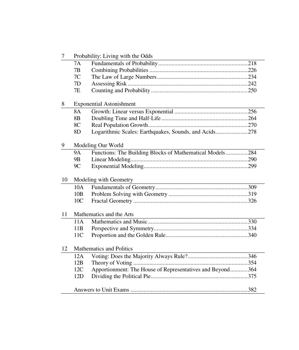 Preview page 4 of Instructors Manual for Using and Understanding Mathematics A Quantitative Reasoning Approach 7th Edition Jeffrey Bennett