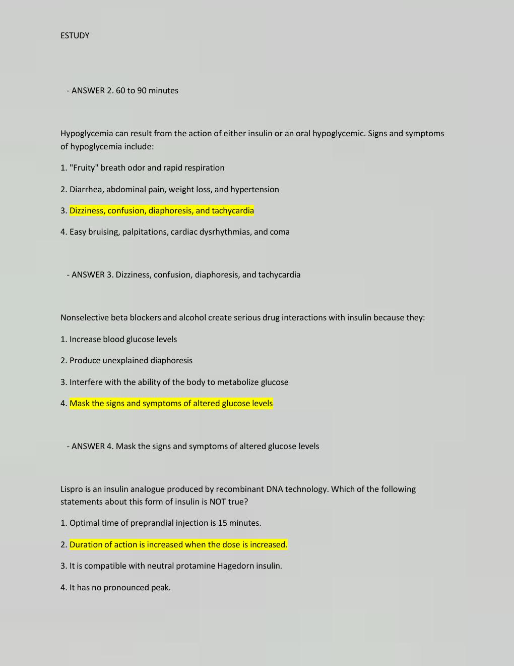 Preview page 3 of NR 508 Advanced Pharmacology FINAL Exams PREP Compilation |  With over  1000 Q&A