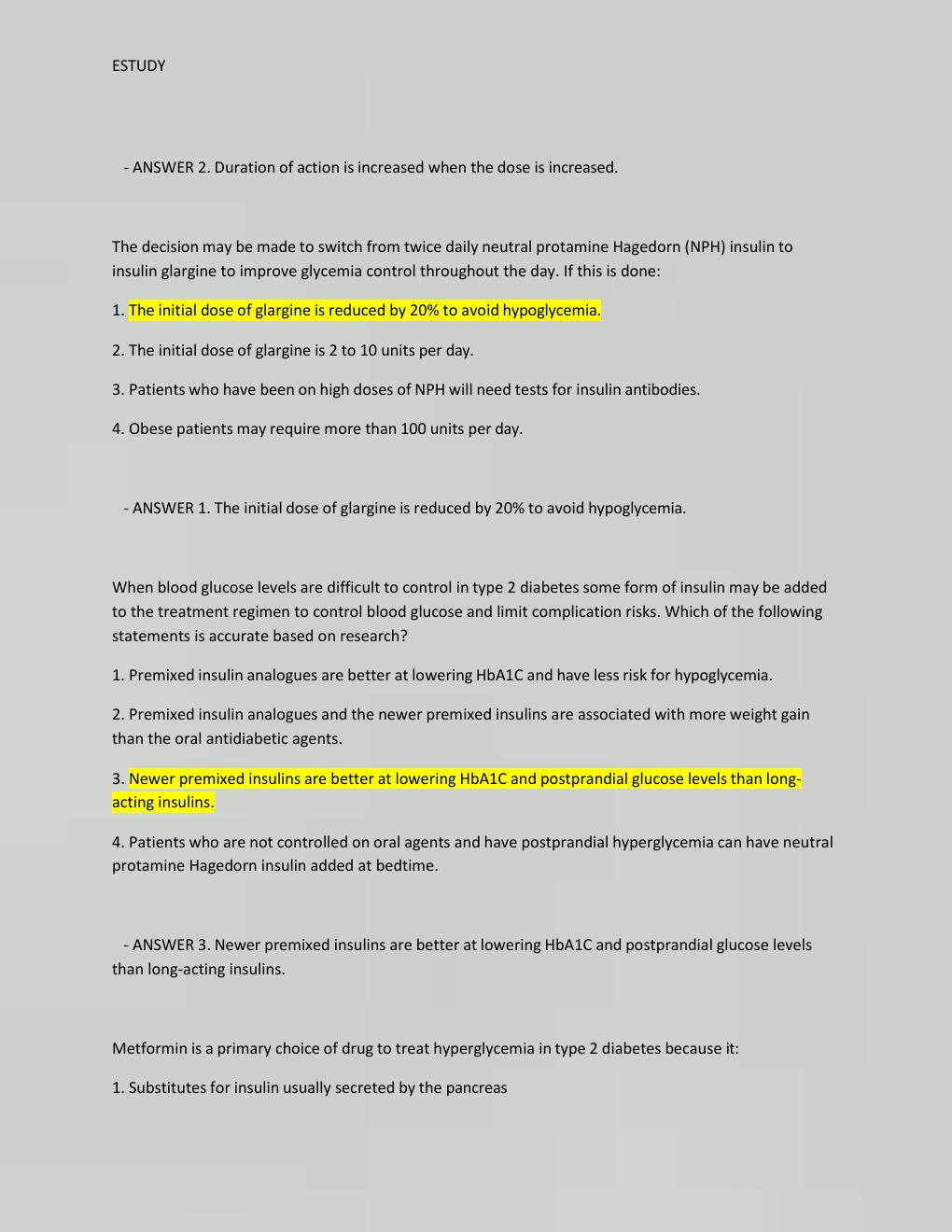 Preview page 4 of NR 508 Advanced Pharmacology FINAL Exams PREP Compilation |  With over  1000 Q&A