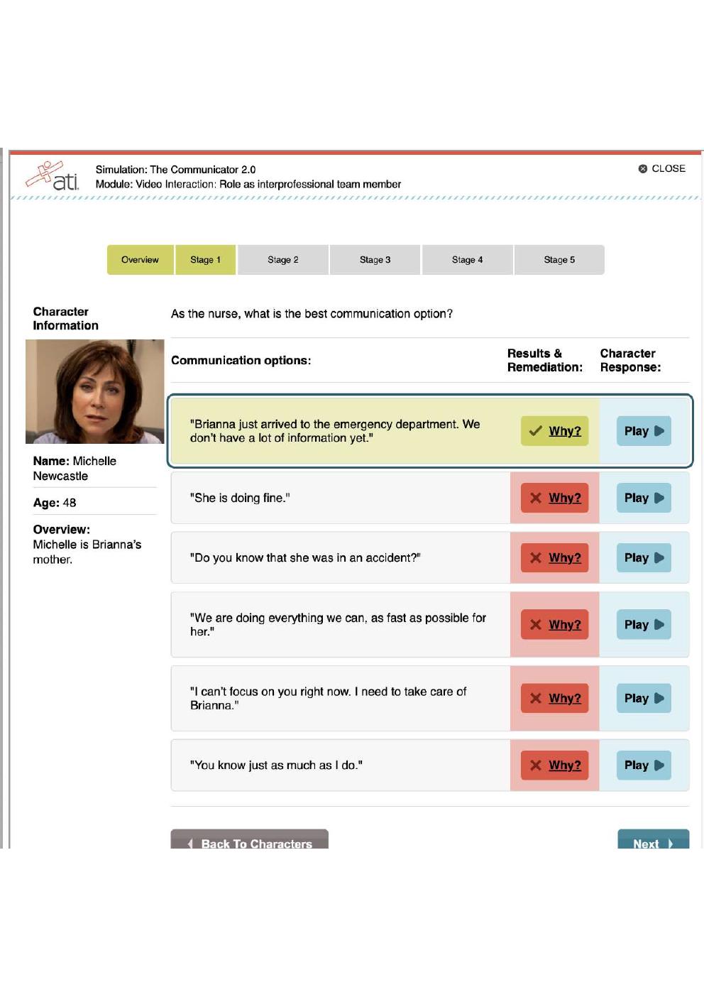 Preview page 3 of ATI MED SURG RN VIDEO INTERACTION; ROLE AS INTERPROFESSIONAL TEAM MEMBER