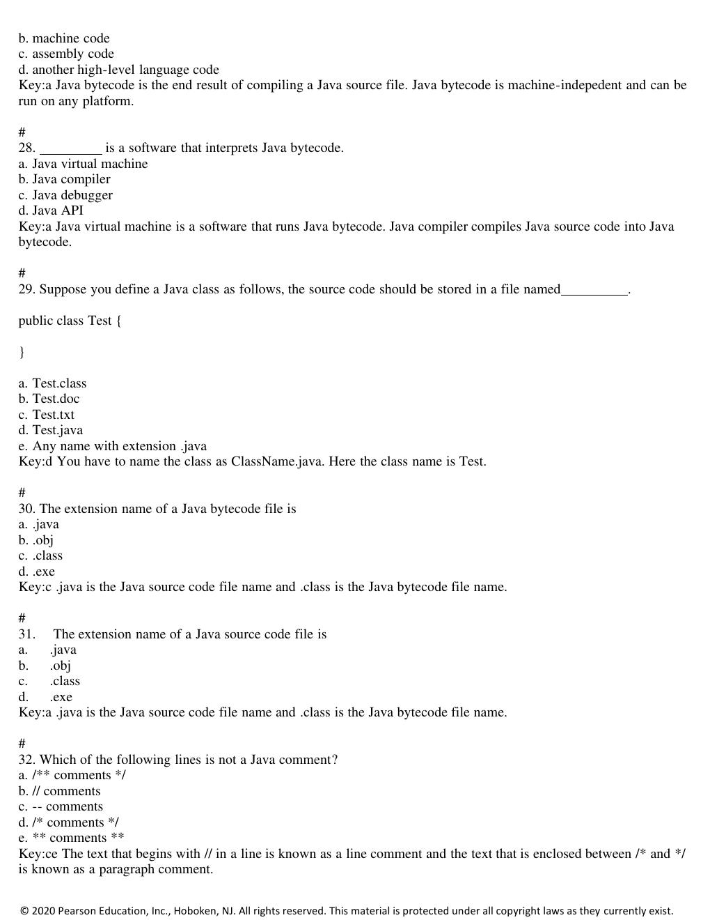 Preview page 8 of Test Bank for Introduction to Java Programming and Data Structures, 12th edition Y Daniel Liang