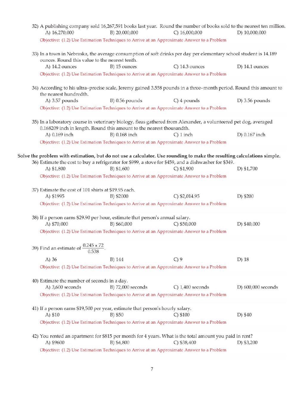 Preview page 9 of Test Bank For Thinking Mathematically 8th Edition By Robert Blitzer (All Chapters, 100% Original Verified, A+ Grade)