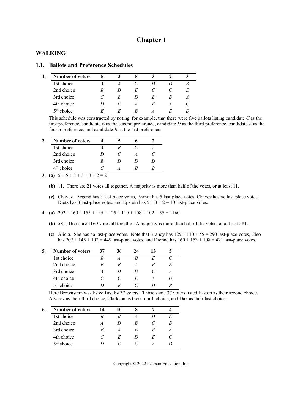 Preview page 3 of Solutions Manual For Excursions In Modern Mathematics 10th Edition by Peter Tannenbaum