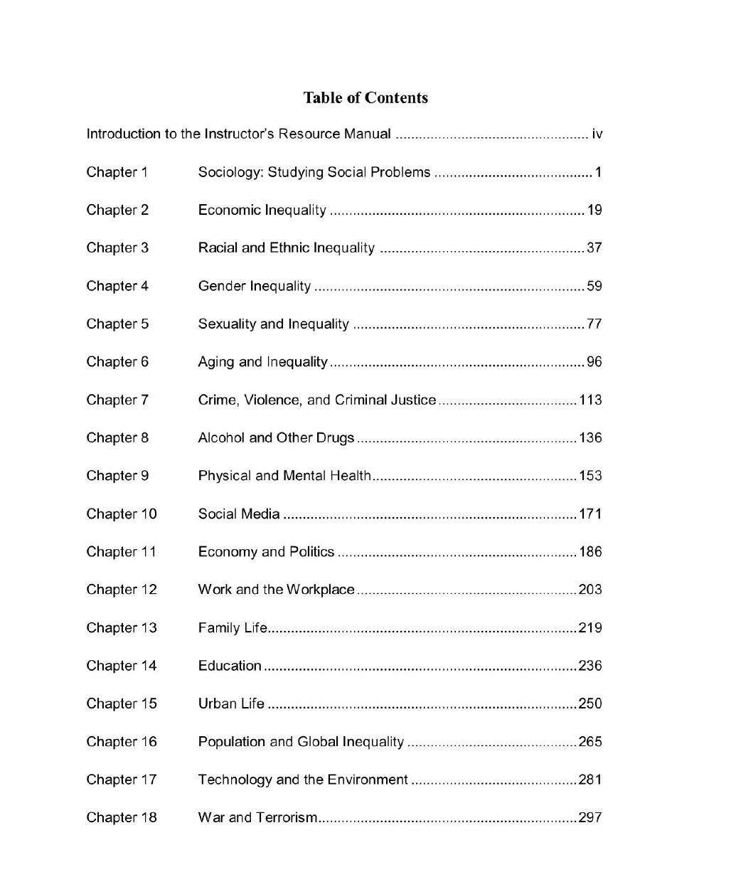 Preview page 3 of Social Problems 8th Edition By John J. Macionis Henslin (All Chapters, 100% Original Verified | Instructor's Manual